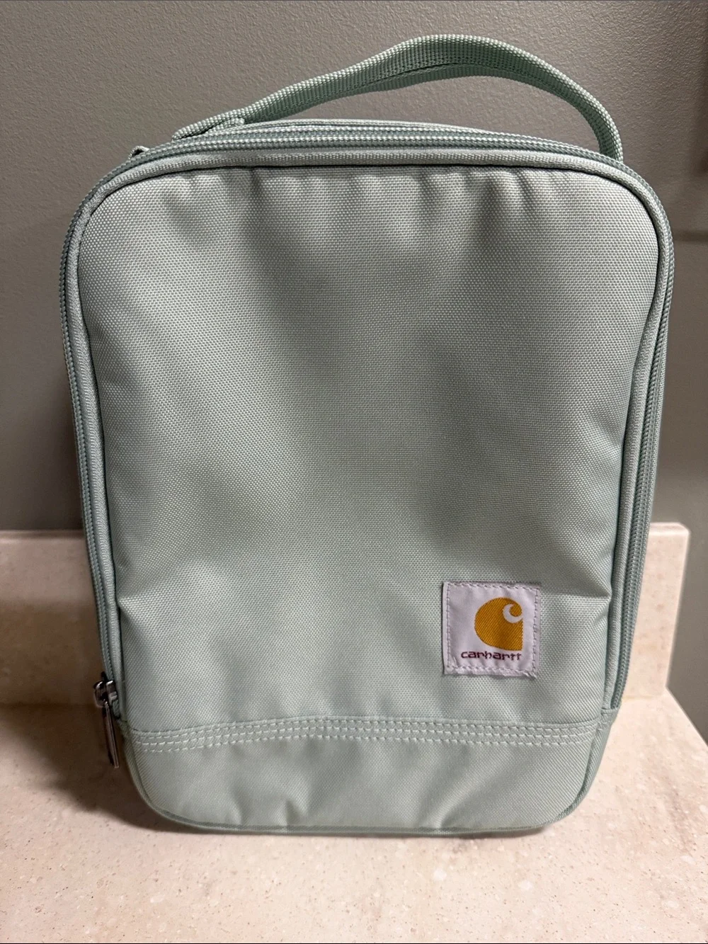Carhartt Mint Green Canvas Zip Organizer Pouch